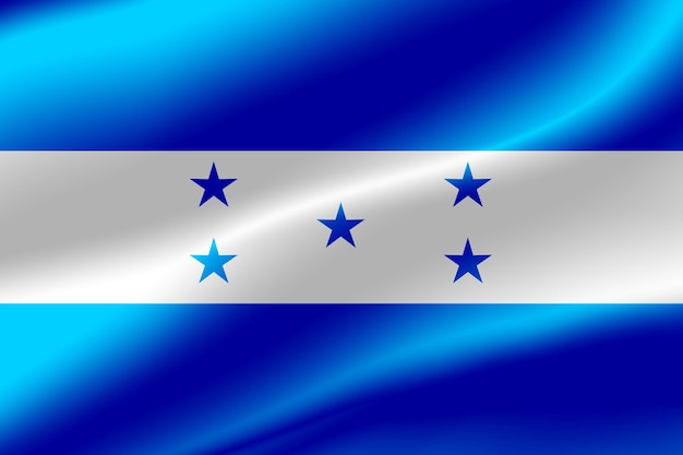 Flag of Honduras as the background.