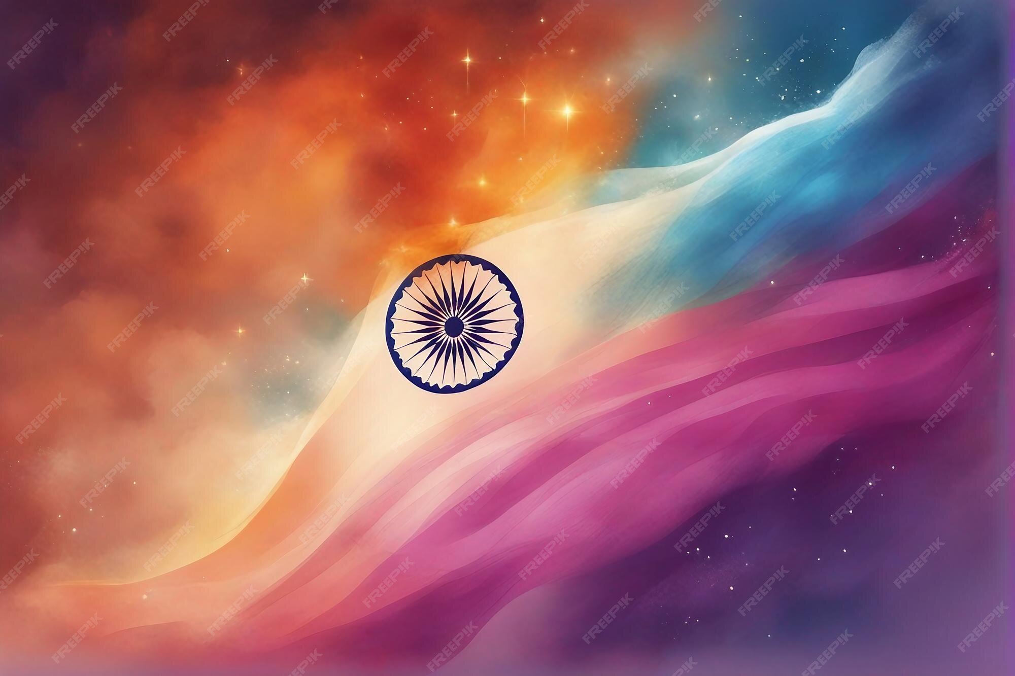 Premium AI Image Flag of india generated by AI