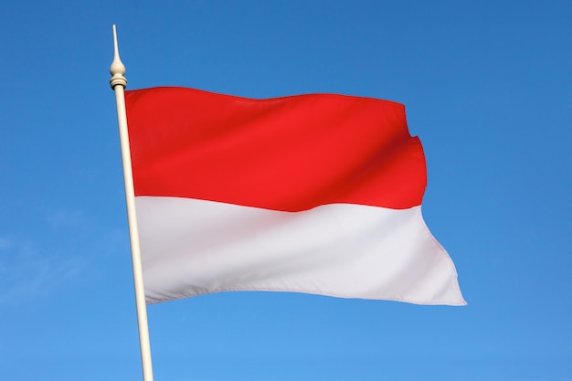 Photo flag of indonesia
