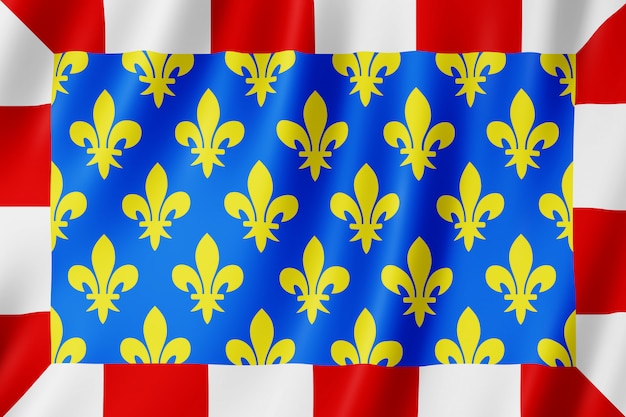 フランスのIndre-et-Loireの旗