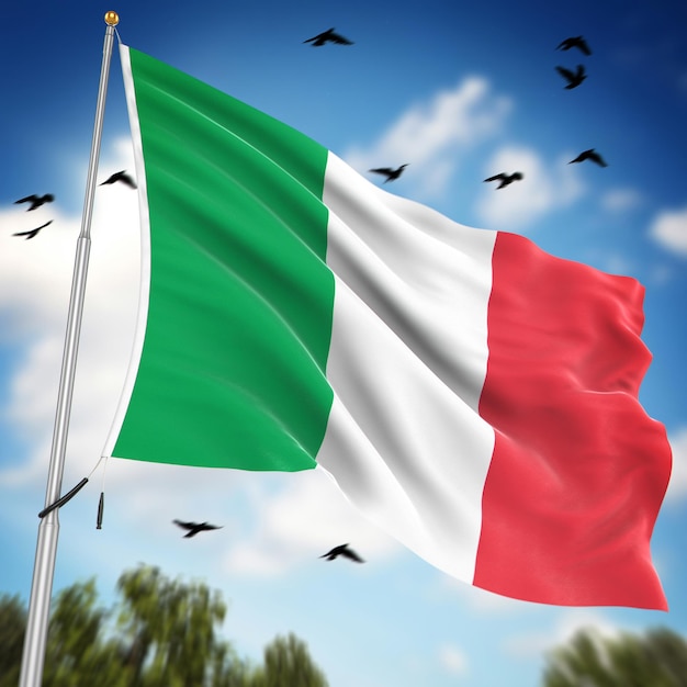 Foto bandiera d'italia