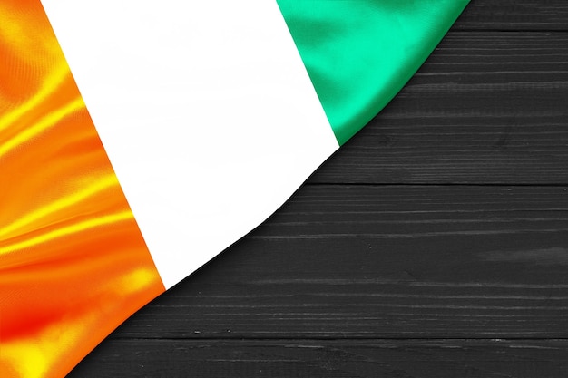 Flag of Ivory Coast copy space