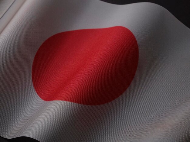 Photo flag of japan