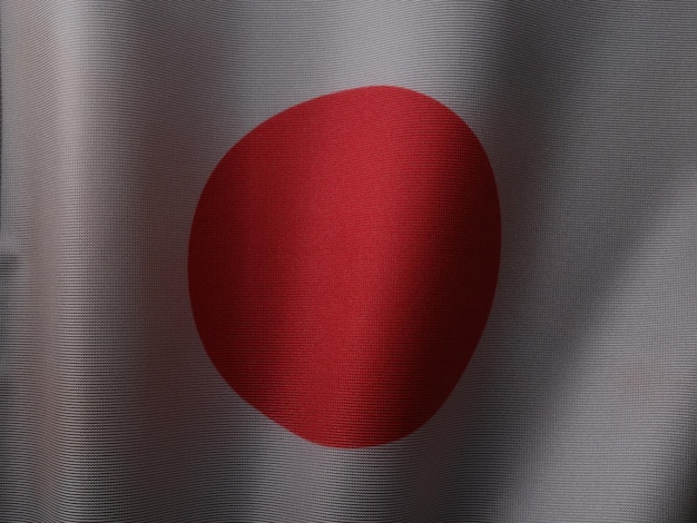 Photo flag of japan