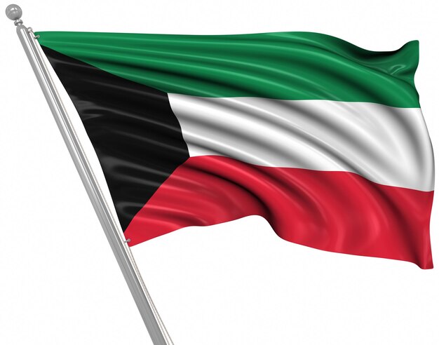 Photo flag of kuwait