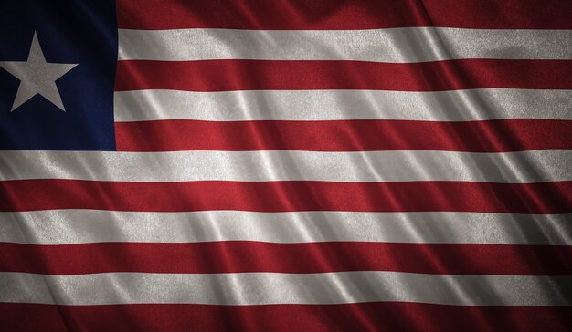 Photo flag of the liberia