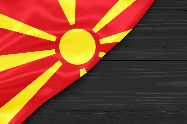 Flag of Macedonia copy space