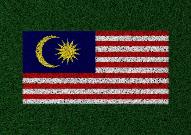 Foto bandiera della malesia