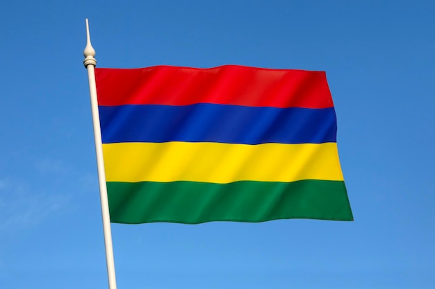 Photo flag of mauritius