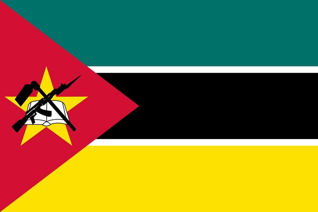 Flag of Mozambique Flag Nation