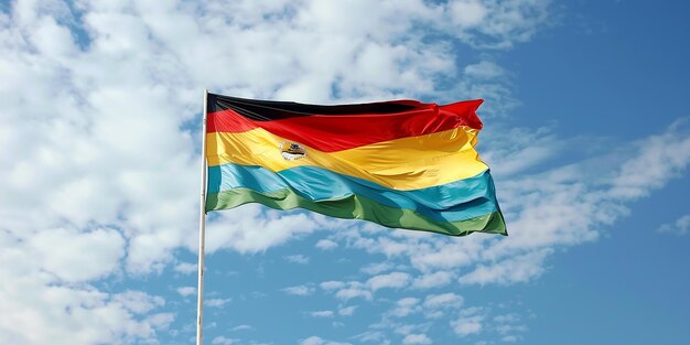 Photo flag of mozambique on white background