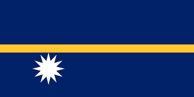 flag of nauru flag nation