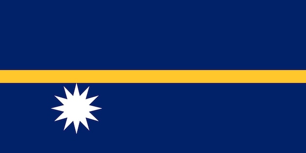 Flag of Nauru Flag Nation