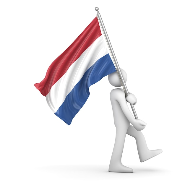 Photo flag of netherlands