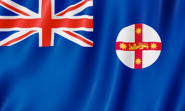 Flag of New South Wales state of Australia