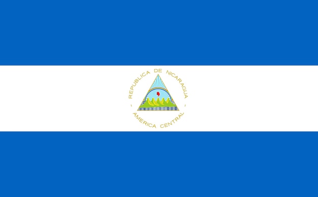 Photo flag of nicaragua