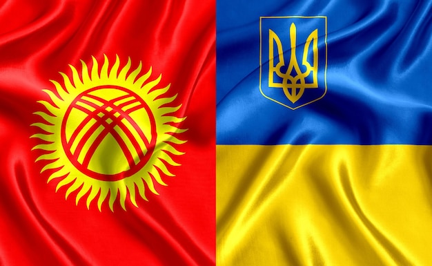 Фото Флаг кыргызстана и украины
