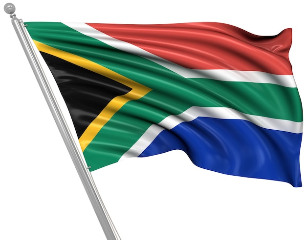 写真 南アフリカ共和国の旗