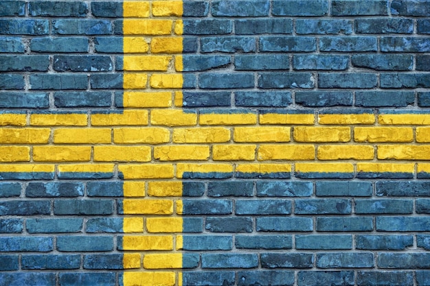 写真 スウェーデンの国旗