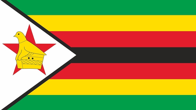 Фото Флаг зимбабве национальный флаг зимбабви национальный флагу зимбабве республика зимбабве