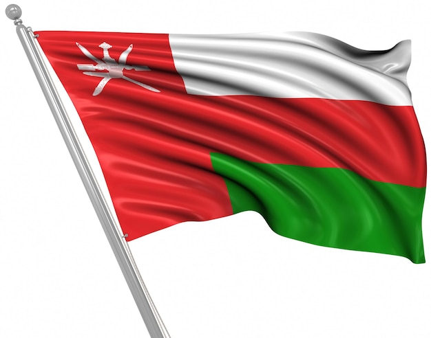 Photo flag of oman