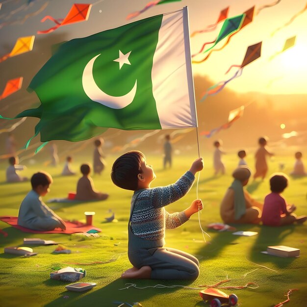 Photo flag of pakistan