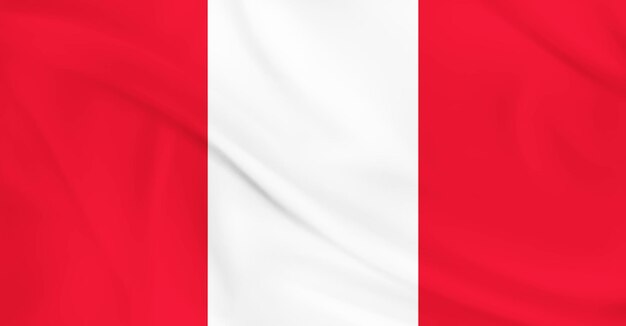 Photo flag of peru flying in the air