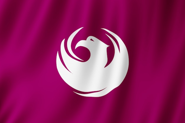 Flag of Phoenix city, Arizona (US) 