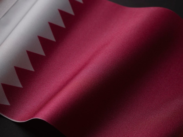 Photo flag of qatar