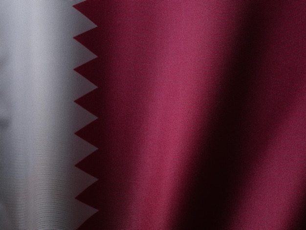 Photo flag of qatar