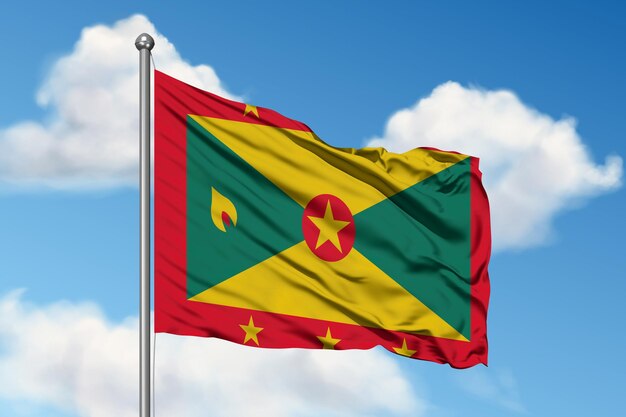 Flag of the republic of grenada