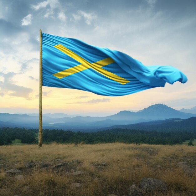 Flag of Rwanda high quality 4k ultra