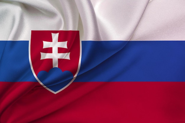 Flag of Slovakia 3d illustration of the Slovakia flag waving