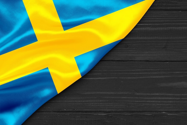 Flag of Sweden copy space