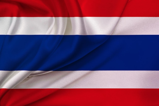 Flag of thailand 3d illustration of the thailand flag waving