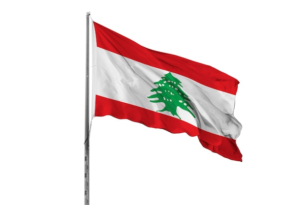 a flag that is red and white with a red stripe