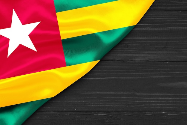 Flag of Togo copy space