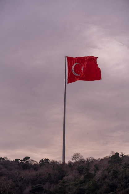 Foto bandiera della turchia