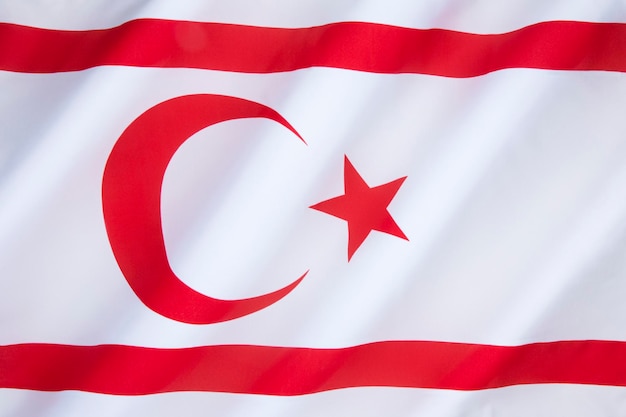 북키프로스 터키 공화국의 국기
