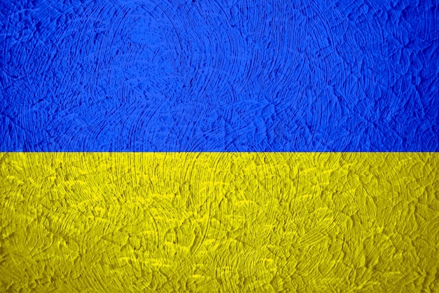 Flag of Ukraine Ukraine flag of background A close up of the Ukrainian flag