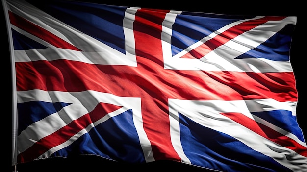 The flag of the United Kingdom generated by AI