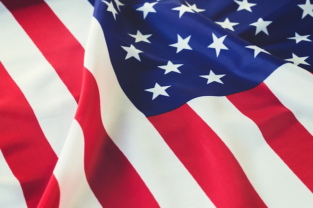 Photo flag of the united states of america