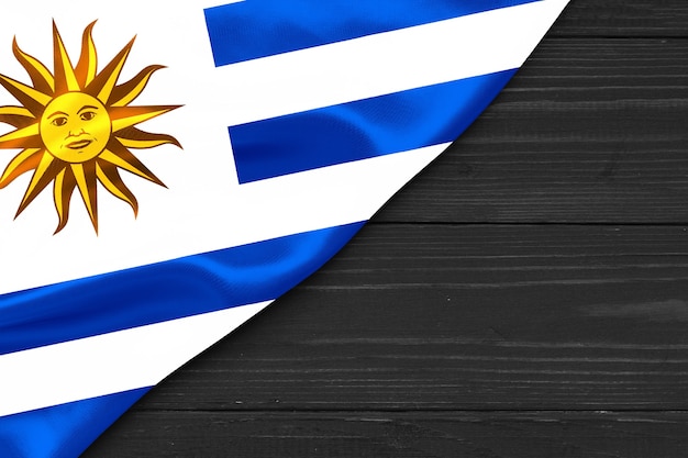 Flag of Uruguay copy space