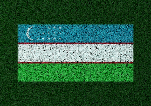 Flag of uzbekistan