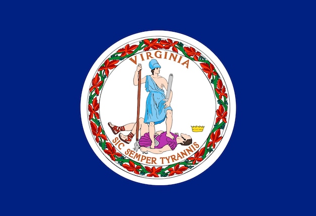 Flag of Virginia USA