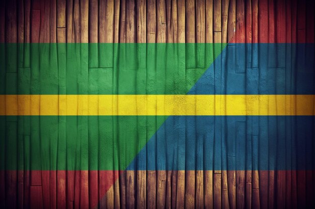 중앙 아프리카 공화국의 국기 벽지