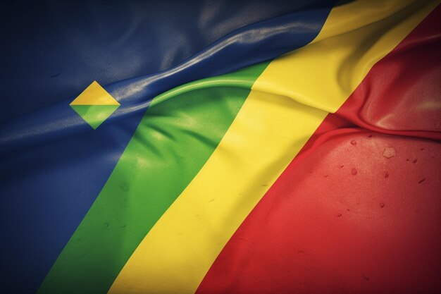 Photo flag wallpaper of mauritius