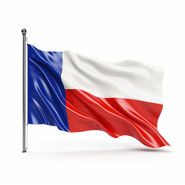 Фото Флаг чехословакии на белом фоне