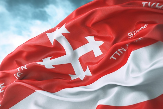 Flag wallpaper of Tonga