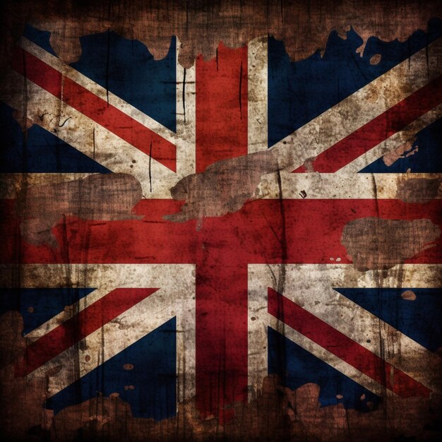 Photo flag wallpaper of united kingdom